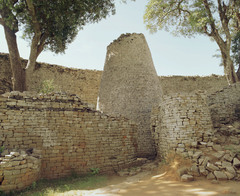167. Conical Tower + circular wall of Great Zimbabwe