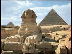 17. Great Pyramid (Menkaure, Khafre, Khufu) and Great Sphinx
