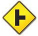 2. Watch for side road traffic to the right.