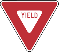 2. Yield to other traffic.