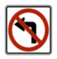 3. Do not turn left.