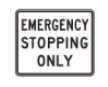 3. Stop only in an emergency, such as vehicle failure.