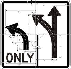 3. Turn left from either lane.