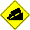 9. This sign means 
 
A. Trucks under 18,000 lbs. allowed.

B. Hill ahead.

C. Truck stop ahead.

D. No trucks allowed