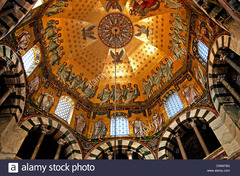 A distinctive feature of the Palatine Chapel is