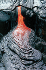 basaltic lava flow