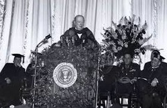 Churchill's delivers his Iron Curtain speech