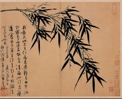 East Asian artists have traditionally applied ink using a ________.
