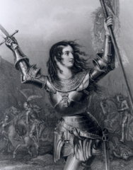How did Joan of Arc help establish a national identity for France?