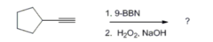 Identify the functional group would be expected to be found in the final product in the reaction below.
