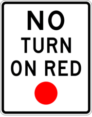 No Right Turn on Red