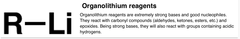 Organolithium reagents