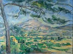 Paul Cézanne used ________ in his work Mont
Sainte-Victoire.