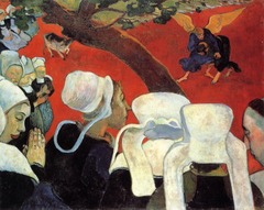 Paul Gauguin's Vision After the Sermon is a realist
artwork. True or false?