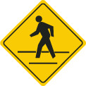 Pedestrian crosswalk - yield to people crossing