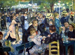 Pierre-Auguste Renoir's Moulin de la Galette
________.
