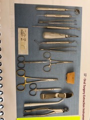 Simple Extraction Oral Surgery Tray Set-up
