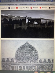 Southern Spain was once under Muslim control, as indicated by the Islamic architecture of the palace in the images.