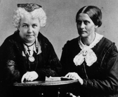 Susan B. Anthony and Elizabeth Cady Stanton late 19th Century