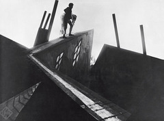 The dark and mysterious scenery of The Cabinet of Dr. Caligari was inspired by