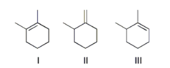 The three compounds below can form a carbocation under aqueous acidic conditions. Which ones will form the same carbocation?