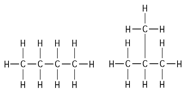 The two molecules shown in the figure below are best described as _____.