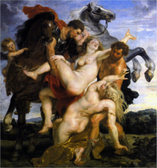 The voluptuous, fleshy women of Peter Paul Ruben's Abduction of the Daughters of Leucippus represent ____ body types for their time