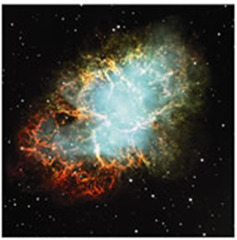 This photo shows the famous Crab Nebula. What is it?