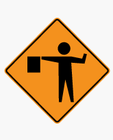 This sign in construction zones indicates:
