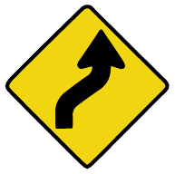 What does the sign with a squiggly arrow mean ?