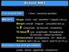 what is basic approach to look at breast MRI (4 steps)
