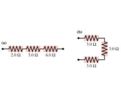 What is the equivalent resistance of group (a) of resistors shown in the figure? (Figure 1)