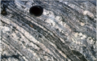 What type of metamorphic feature is shown in this photograph?