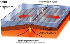 What types of plate boundaries are shown in this figure?
