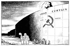 What was the Iron Curtain?