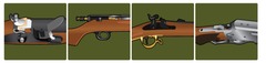Which of the following firearms is an example of a flintlock muzzleloader?